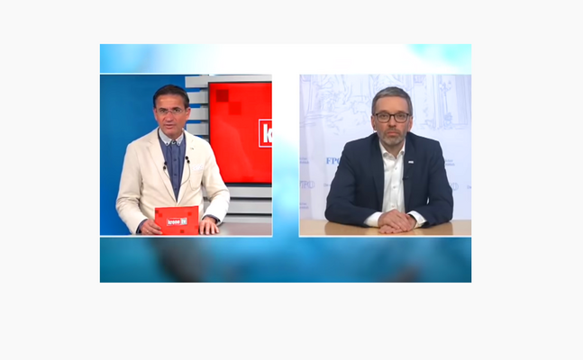 Foto: Ausschnitt aus Krone TV/FPÖ Wien