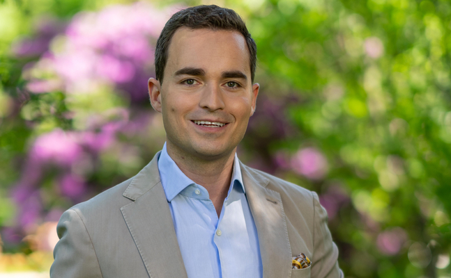 Bild zeigt den Klubobmann der Wiener FPÖ Maxmilian Krauss